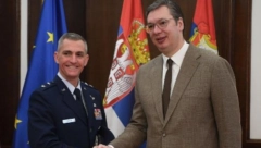 VUČIĆ NA SASTANKU SA GENERAL-MAJOROM LASIKOM "Izrazio sam uverenje da ćemo nastaviti dobru bilateralnu saradnju Vojske Srbije i SAD"