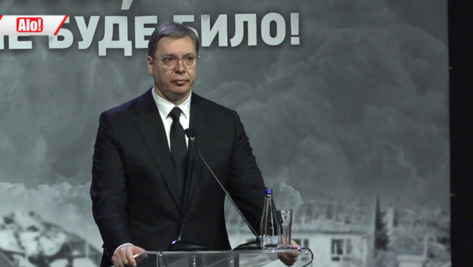 PREDSEDNIK VUČIĆ U SOMBORU "Pre 24 godine umrlo je savremeno međunarodno pravo!"