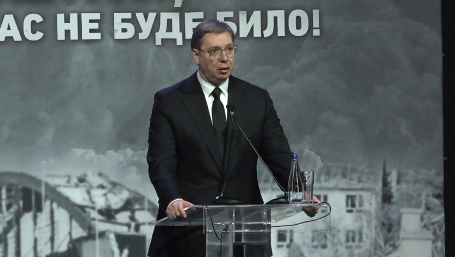 VUČIĆEVU PORUKU JE ČULA CELA SRBIJA "Vi se i dalje čudite što postoji jedan mali, prkosan narod u srcu Evrope"