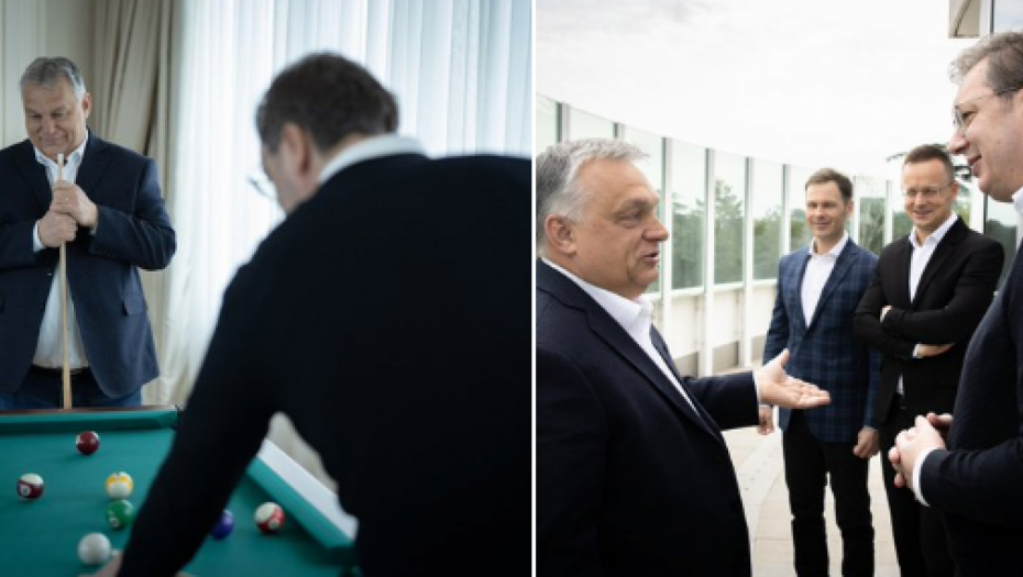 "HVALA NA IGRI I DRUŽENJU" Oglasio se Orban: Svež vazduh u Beogradu i bilijar sa Vučićem! (FOTO)