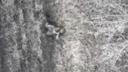 MOLIO GA JE DA NE BACI BOMBU! Evo kako izgleda kada ubija dron!