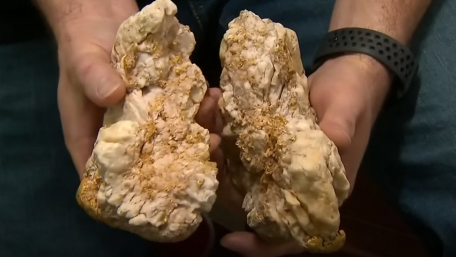 NAŠAO GRUMEN ZLATA TEŽAK 2,6 KG Koristio jeftin detektor za metal, prvo je rekao "Žena će biti srećna" (VIDEO)