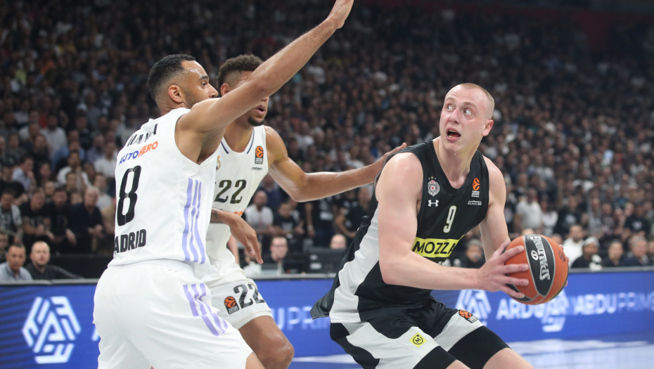 PARTIZAN IZBACIO ZVEZDU IZ TRKE ZA TOP 8 Crno-beli pregazili Real, Baskonija na krilima Marinkovića dodatno uništila nade crveno-belih za plej-of Evrolige