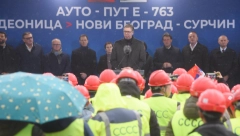 "NEMA TRAGA NI O KAKVOM POTPISIVANJU SPORAZUMA!" Vučić prisustvovao otvaranju deonice Novi Beograd-Surčin (VIDEO)