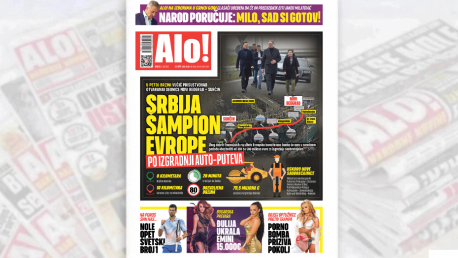 SRBIJA ŠAMPION EVROPE po izgradnji auto-puteva