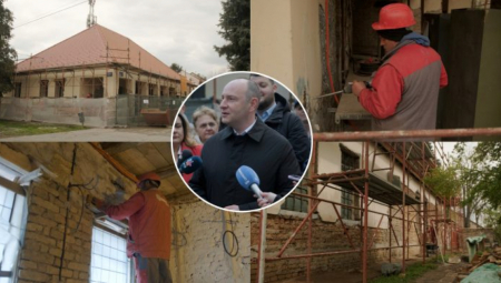 ZA DESET GODINA ULOŽENO 500 MILIONA U BUDISAVU Gradonačelnik Novog Sada Milan Đurić: Kraj obnove Mesne zajednice krajem leta, objekat će biti velelepan (FOTO)