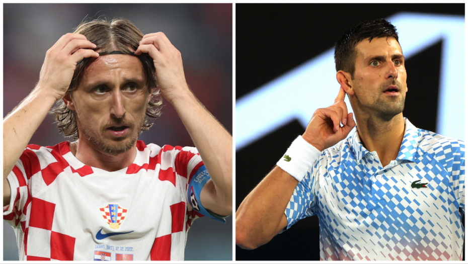 HRVATI OSULI ŽESTOKU PALJBU Zapad se prema Modriću odnosi isto kao i prema Đokoviću
