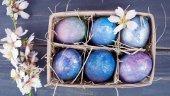 FARBANJE JAJA ŠLAGOM Ovo je ubedljivo najlakša tehnika, a rezultat je neverovatan