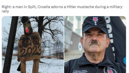 "KAKVI JADNI TROLOVI, UŽAS" Svet zgrožen ustaškom nakazom iz Splita: Dobar primer arijevskog ideala!