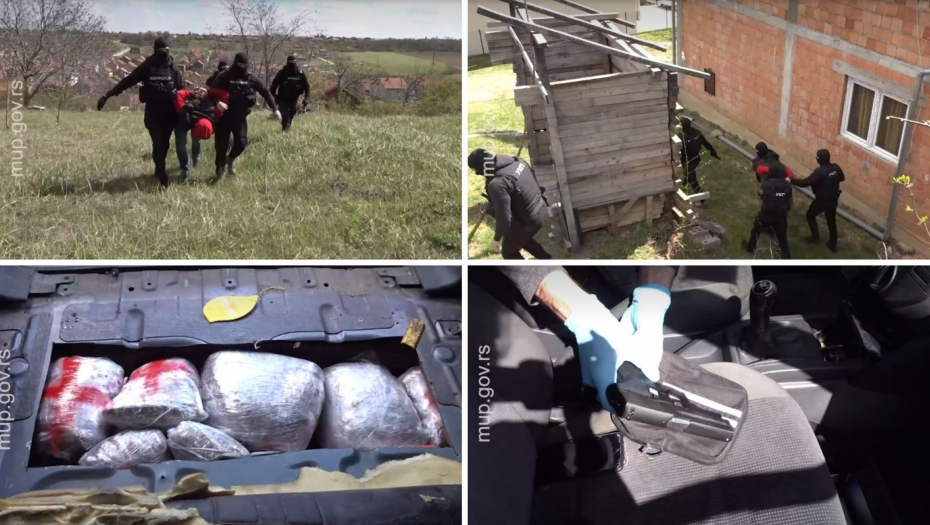 RAZBIJENA NARKO-BANDA U SMEDEREVU U bunkeru krili 30 kilograma droge i oružje, umešan i Crnogorac! (VIDEO)