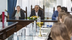 Gradonačelnik Bakić primio takmičare Karate kluba „Spartak-Enpi“, učesnike Šotokan Prvenstva i Kupa Evrope u Italiji