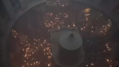 Sišao Blagodatni oganj u Jerusalimu (VIDEO)