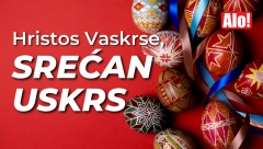 HRISTOS VASKRSE Dragi čitaoci, srećan Vaskrs! "Alo!" vam želi mnogo zdravlja, ljubavi i sreće!