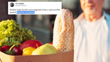"NEDELJKO, BEZ UVREDE, AL PRESTAR SI ZA TVITER": Stariji gospodin je posvađao Srbe komentarom da nije "muški" ovakvo ponašanje u marketu