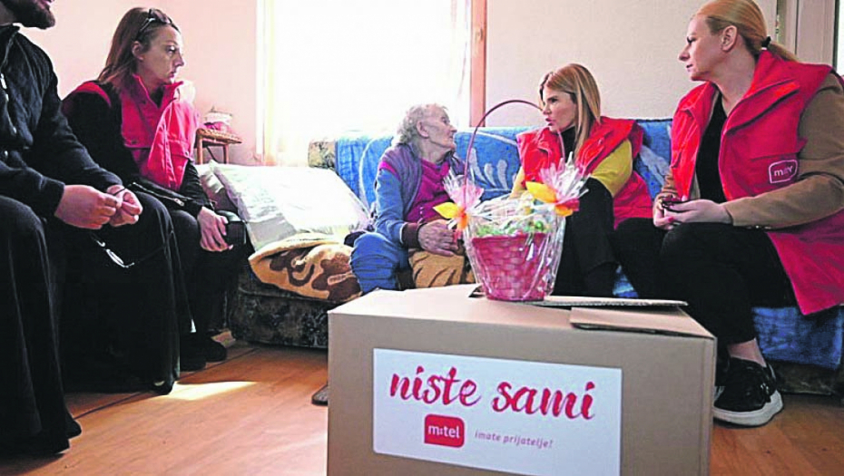 M:TEL I SRBIJA SU UVEK UZ VAS! Povratnicima u FBiH podeljeni paketi pomoći i vredne donacije za Vaskrs