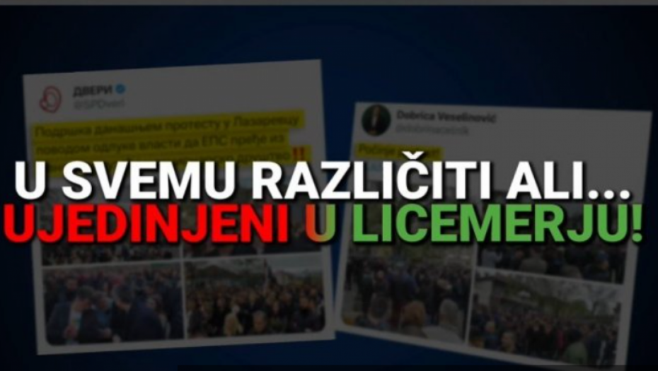 LICEMERJE! Šta je to zajedničko razjedinjenoj "patriotskoj" i "zelenoj" opoziciji (VIDEO)