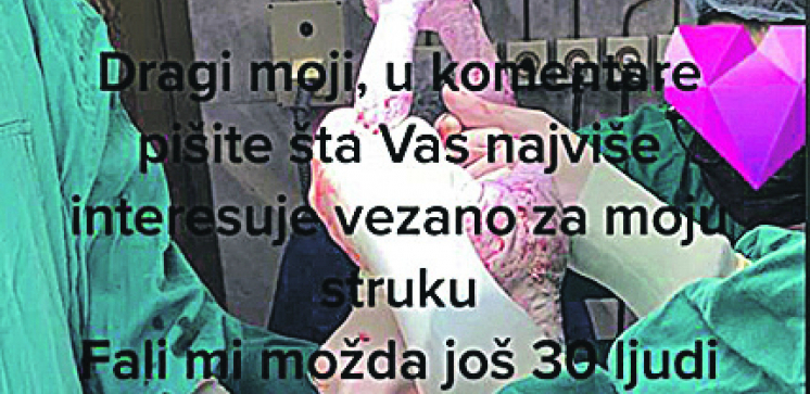 "PRVO SAM POMISLIO DA JE JAVNO STRELJAMO" Ginekolog o skandalu u "Frontu"