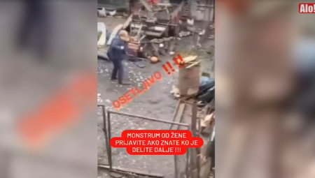 BRUTALNO NASILJE NAD ŽIVOTINJAMA Pas bespomoćno jauče dok ga žena hladnokrvno udara (UZNEMURUJUĆI VIDEO)