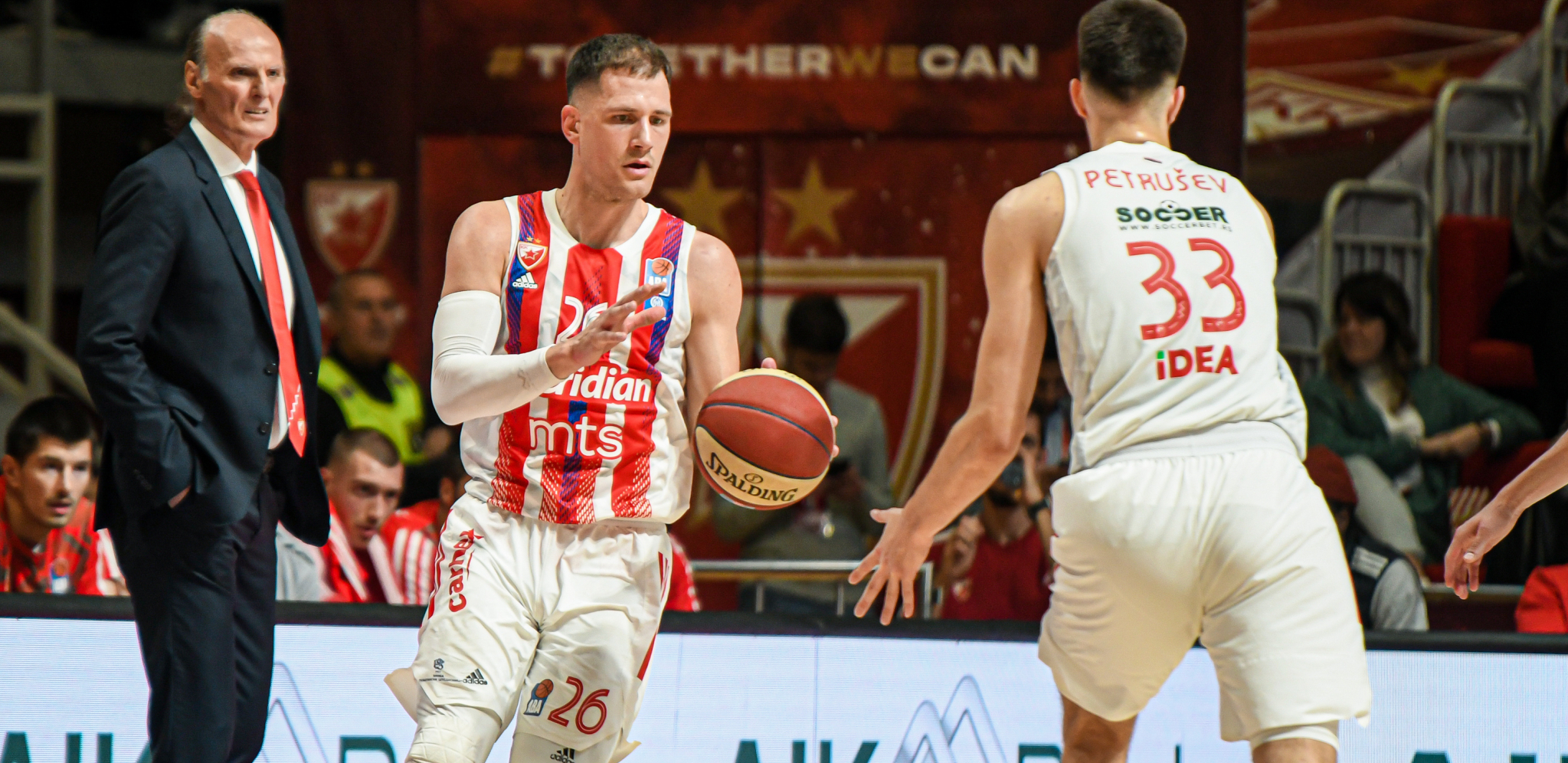 RAPSODIJA ZVEZDE Crveno-beli ubacili 58 poena za poluvreme uz 10 trojki