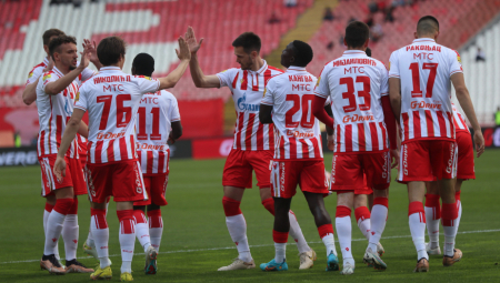 POKER MOĆNE ZVEZDE Crveno-beli deklasirali Čukarički, povratnik Spajić postigao gol za TV špice (VIDEO)