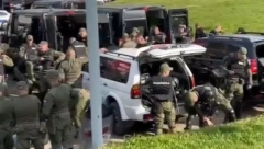 "SRPSKA VOJSKA KAO DA SE SPREMA ZA RAT" Neverovatne scene sa ulica Beograda pred meč Partizana i Reala (VIDEO)