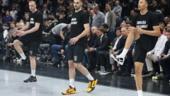 EMOTIVNE SCENE U ARENI Partizan protiv Reala u kompletno crnim dresovima