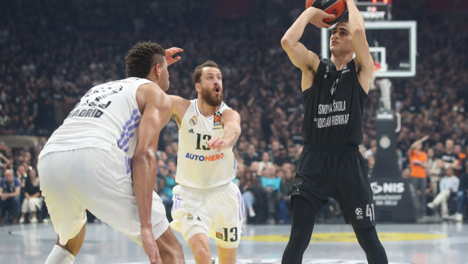 PARTIZANOV DŽELAT MVP Srušio crno-bele, pa dobio laskavo priznanje