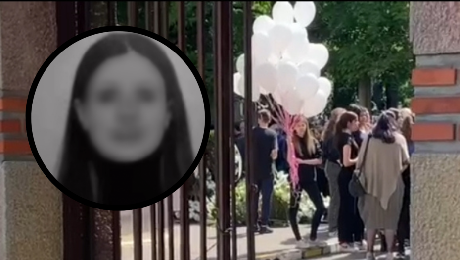 NA STOTINE LJUDI OPRAŠTA SE OD K. M, ŽRTVE MASAKRA NA VRAČARU Bolne scene ispred Novog groblja (FOTO/VIDEO)