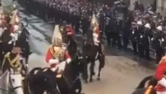 KONJ SE PRVO ZATETURAO, PA ULETEO U PUBLIKU Incident tokom krunisanja u Londonu (VIDEO)