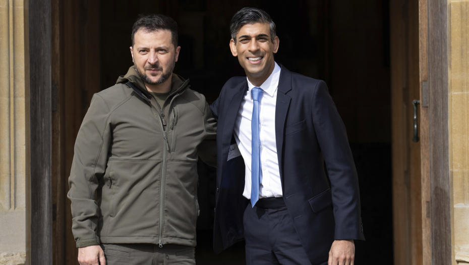 SUNAK DOČEKAO ZELENSKOG Velika Britanija najavljuje obuku ukrajinskih pilota