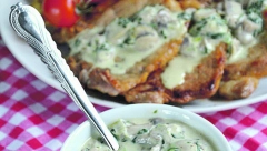 PRAVI GURMANSKI RUČAK Recept za pileće šnicle u sosu od sira