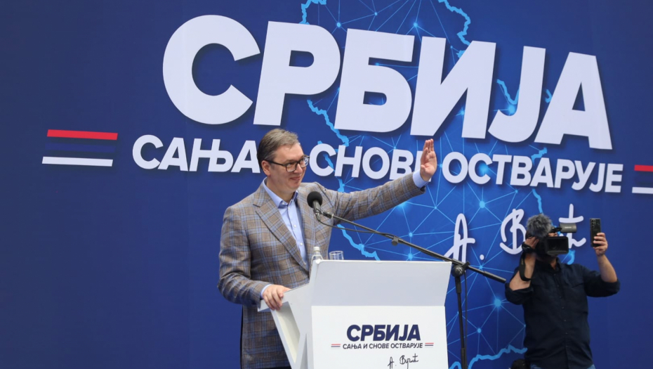 Vučić: 26. maja ćemo pokazati Srbiju koja će biti slobodna i slobodarska