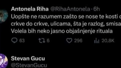 "ŠTO ŠETAJU KOSTI MRTVACA PO BEOGRADU?" Sramno! Ideološkinja protesta u Beogradu udarila na litije!
