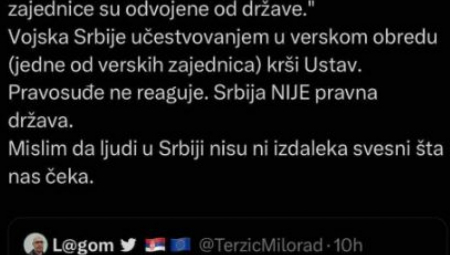 SRAMNI NAPADI ČANKA Udario na vojsku i crkvu!