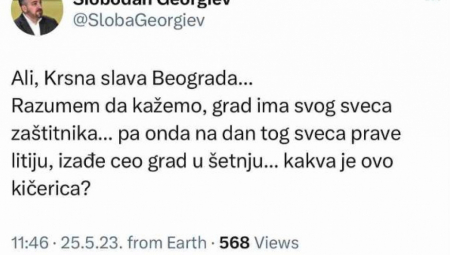 SKANDAL! Opozicioni urednik udario na slavu Beograda i našu crkvu!