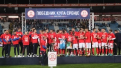 ISTORIJSKA SEZONA Fudbaleri Zvezde proslavili osvajanje duple krune (VIDEO)