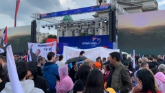 "PREDSEDNIČE TURSKA JE UZ VAS"  Radnici iz Turske na skupu podržali Vučića