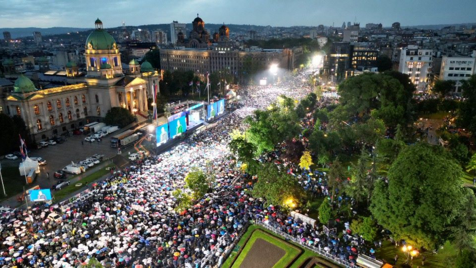 SRBIJA ZNA DA PRONAĐE JEDINSTVO Narod je to pokazao (VIDEO)