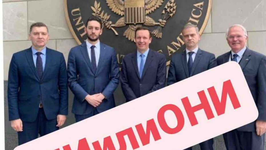 "MI ILI ONI" Fotografija poniznih opozicionara u američkoj ambasadi zapalila mreže (FOTO)