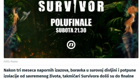ODREKLI SE KESIĆA I "UTISKA" ZBOG RIJALITIJA Zagovaraju ukidanje, ali "Survajvor" mora da ide!