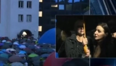 JASNO DA SU OVO ISKLJUČIVO POLITIČKI PROTESTI Marinika se zahvaljuje građanima koji su došli (VIDEO)