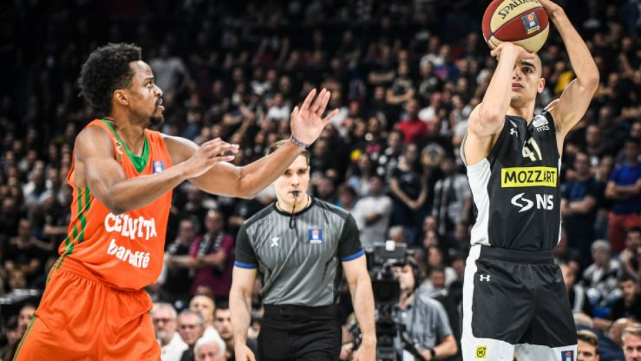 Određena sudijska trojka za revanš između Cedevita Olimpije i Partizana