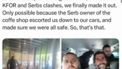 "SRBIN NAS JE SPASIO" Albanski novinari se satima krili u kafani u Zvečanu, evo kako su uspeli da izađu