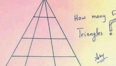 DELUJE PROSTO ALI MNOGI SE PREVARE Ako znate koliko tačno ima trouglova vaš IQ je preko 120