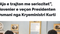 PRIŠTINSKI MEDIJI ŠOKIRANI REAKCIJOM HOVENIJERA 'Mislim da me Vjosa Osmani ovaj put ozbiljno shvatila! Ovo je kraj!'"