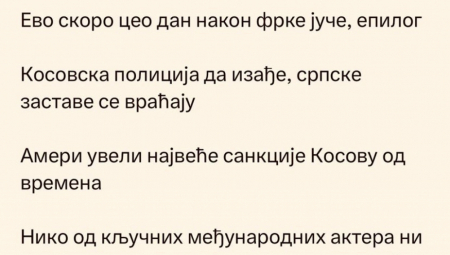 PROMOTERI OPOZICIJE SE POSIPAJU PEPELOM Vučić je samo zaštitio Srbe, i zapadni zvaničnici priznaju da je Kurti kriv!