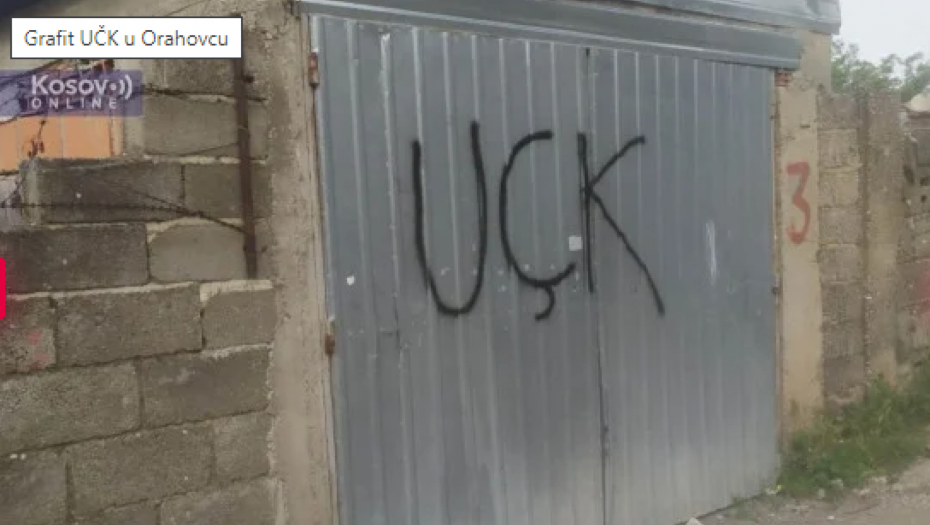 ZASTRAŠIVANJE NE PRESTAJE Ponovo ispisani grafiti na kućama i automobilima srpskih žitelja u Orahovcu