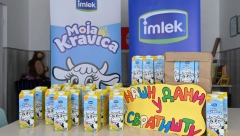10T MLEKA ZA USTANOVE ZA DECU BEZ RODITELJSKOG STARANJA ŠIROM SRBIJE Kompanija Imlek tradicionalno donacijama obeležila Svetski dan mleka