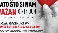 Belgrade Beer Fest poklanja 100 VIP paketa i 1000 regular paketa ulaznica dobrovoljnim davaocima krvi