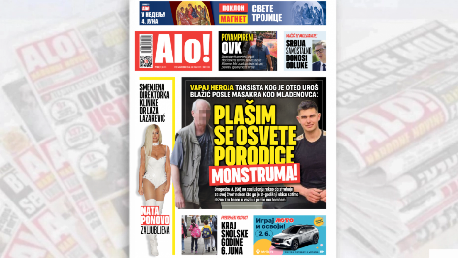 Taksista kog je oteo Uroš Blažić (21) posle masakra kod Mladenovca: Plašim se osvete porodice monstruma!